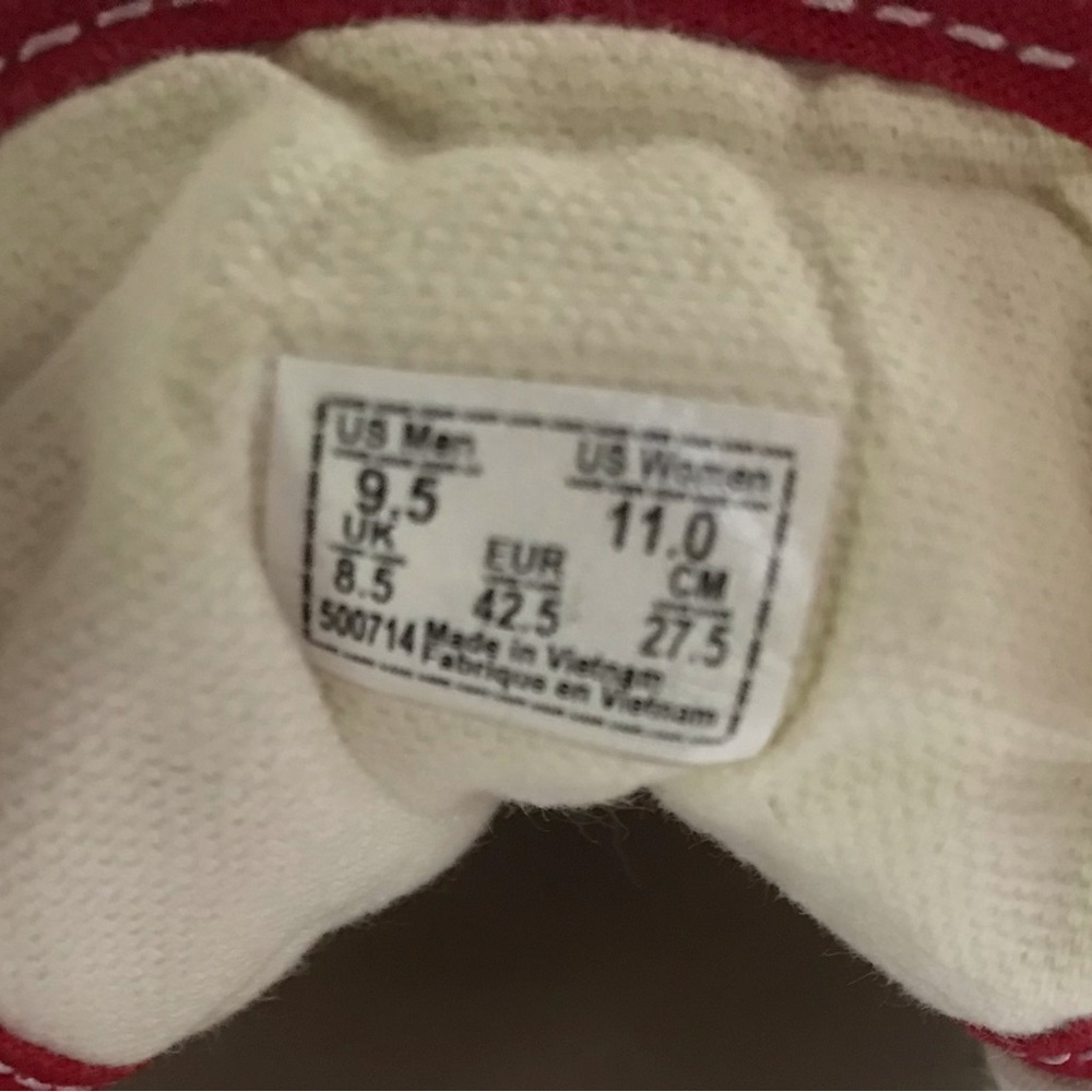 Vans Sneaker Old Skool, checkered red, low top lace-up, Unisex 11 W, 9.5M - Picture 8 of 9